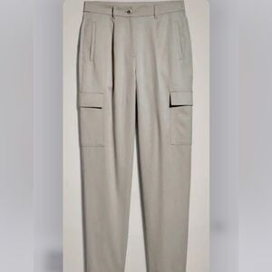 Old Navy Women's Light Gray Cargo Trousers